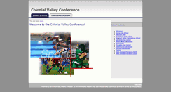 Desktop Screenshot of colonialvalleyconference.org
