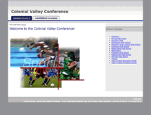 Tablet Screenshot of colonialvalleyconference.org
